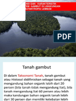 Potensi Dan Karakteristik Ekosistem Gambut Di Lingkungan Hutantropis Lembab