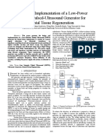 Design and Implementation of A Low-Power Intensity Pulsed-Ultrasound Generator For Dental Tissue Regeneration