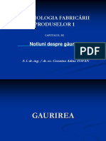 CAP 3 - Gaurirea TFP 1 - 24 - Aprilie