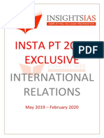 INSTA PT 2020 Exclusive International Relations