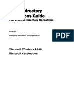 Active Directory 2000 Operation Guide