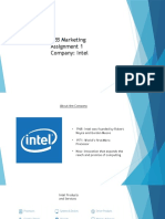 B2B Marketing Assignment 1 Company: Intel