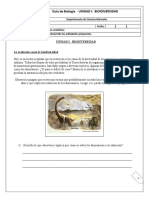 1° MEDIO GUIA N°2 BIOLOGIA - BIODIVERSIDAD