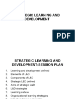 Strategic Learning and Development