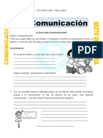 Ficha 6to Grado Comunicacion