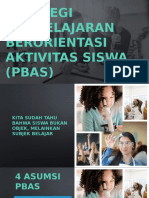 Strategi Pembelajaran Berorientasi Aktivitas Siswa Pbas