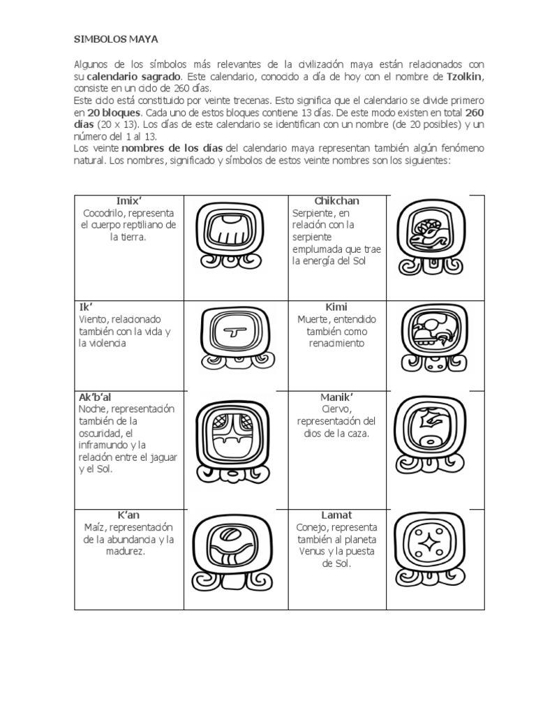 Símbolos y significados de mayas e incas | PDF | Imperio Inca ...