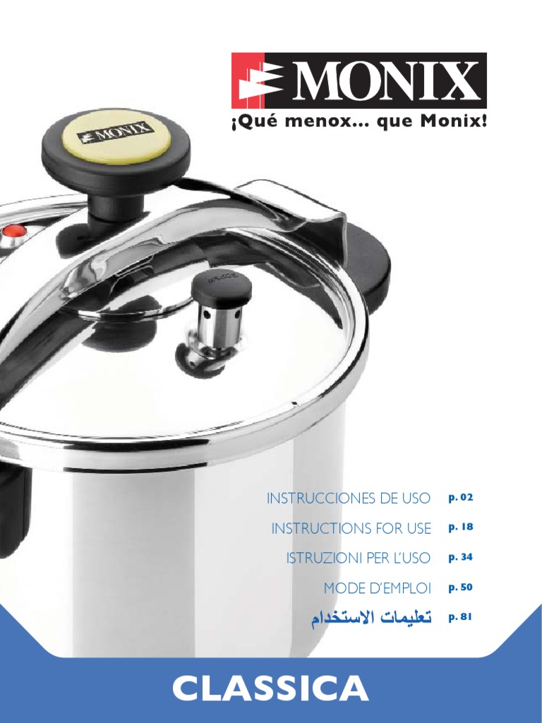 JUNTA DE OLLA MONIX (4L-6L) ORIGINAL