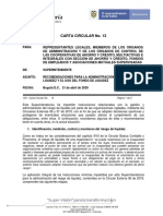 Carta Circular 13 de 2020 Riesgo y Fondo de Liquidez