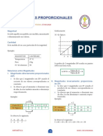 Magnitudes Proporcionales 5to Secundaria PDF