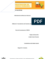 Reflexión 3 Características Del Contrato Laboral