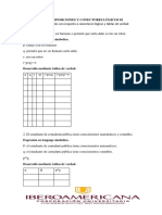 Ejercicios - Proposiciones y Conectores Lógicos Unidad 1