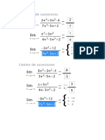 Matemáticas Limites