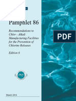 Pamphlet 86-Recommendations For CA Manufacturing Facilities For The Prevention of Chlorine Releases PDF