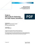 Errata To IEEE Guide For Performing Arc-Flash Hazard Calculations