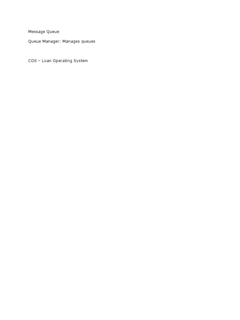 Message Queue | PDF