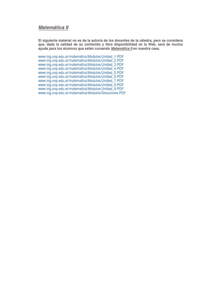 Recursos para Matemática II | PDF | Crecimiento personal y profesional
