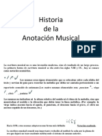 Historia de La Anotación Musical