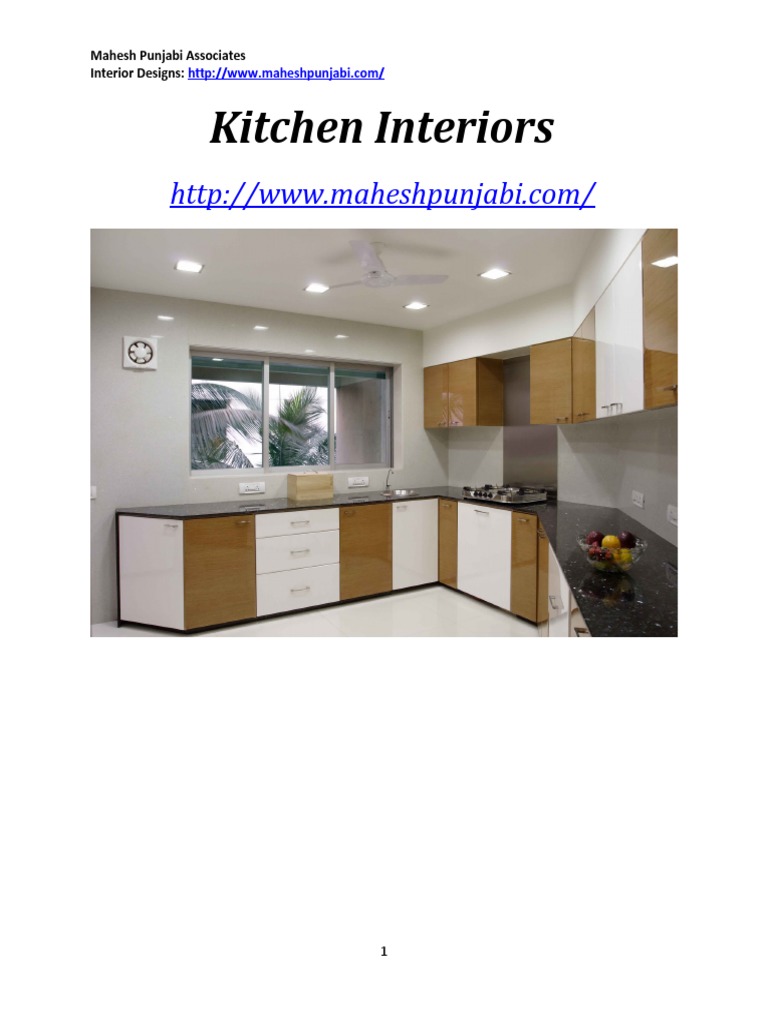 Kitchen Interior Design Ideas | PDF | Career & Growth
