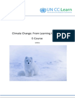 Syllabus - Climate Change-From Learning To Action PDF