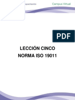 Lección Cinco Norma Iso 19011