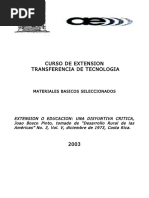 Joao Bosco Pinto-Extensión o Educación, Una Disyuntiva Crítica