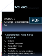 Strategi Pembelajaran Di SD Modul 7