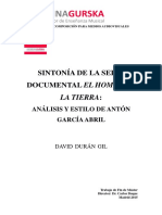 David Durc3a1n Sintonc3ada Del Hombre y La Tierra Anc3a1lisis y Estilo de Antc3adn Garcc3ada Abril PDF