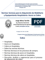 Normas Técnicas para la Adquisición de Mobiliario y Equipamiento Hospitalario