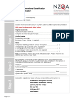 Cover Sheet For The International Qualification Assessment (IQA) Application