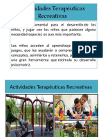 Actividades Terapeutias Recreativas