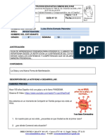 Guia N 1 Proyecto de Investigación 6°