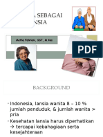 Wanita Sebagai Lansia