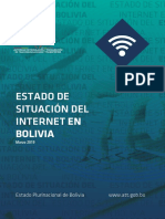 Estado de Situación Del Internet en Bolivia Mar 26 2019