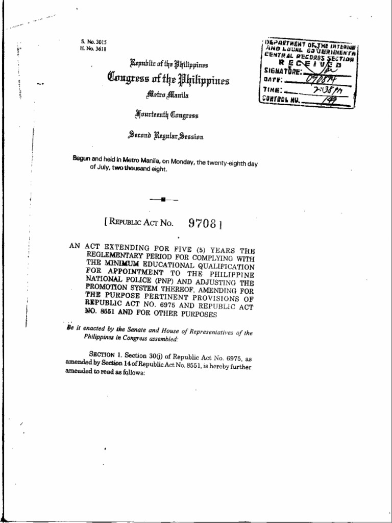Ra 9708 PDF | PDF