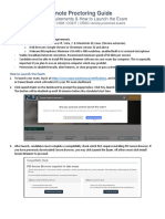 Remote Proctoring Guide PDF