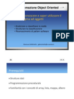 Introduzione Alla Programmazione Object Oriented