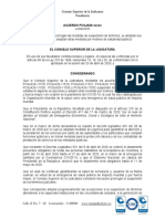 Borrador - ACUERDO XXXX DE 2020 Prórroga 27-Abril