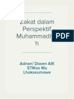 Zakat Dalam Perspektif Muhammadiyah