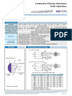 Conductive Polymer Aluminum Solid Capacitors Radial Lead Type