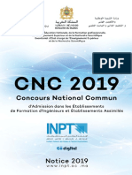 Notice CNC 2019