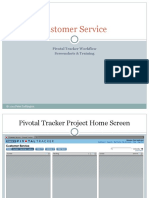 Customer Service: Pivotal Tracker Workflow Screenshots & Training