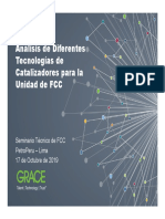 Análisis de Diferentes Tecnologias de Catalizadores para La FCC PDF