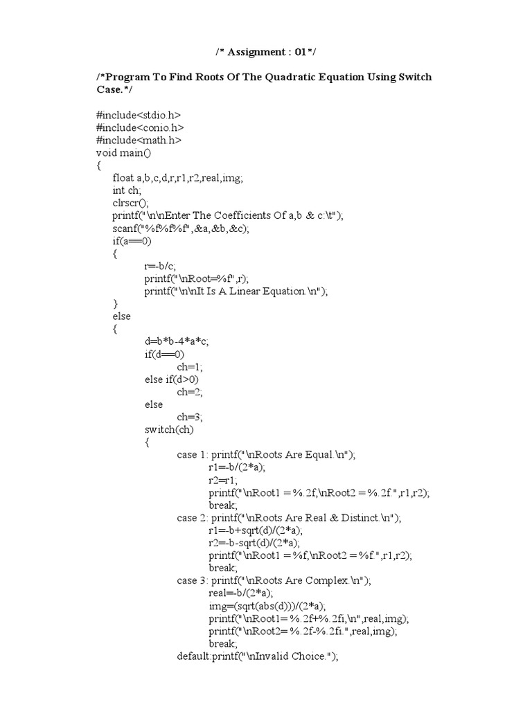 Simple C Programs | PDF | Trigonometric Functions | Numbers