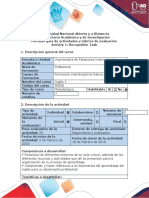 Activity 1 Recognition Task - Guía y Rúbrica