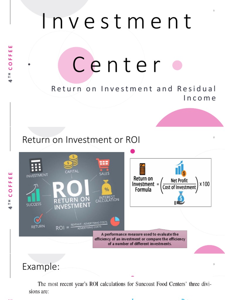ROI Management Accounting | PDF