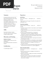 Megan Davis Resume