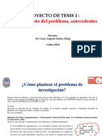 Planteamiento Del Problema, Antecedentes PDF