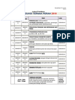 2019 - PTP - Jadwal Praktikum