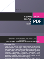 Tanggungjawab Dan Wewenang Organisasi Internasional